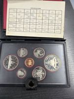 Münzset Kanada 1982 Elizabeth II im Etui, 7 Münzen