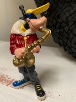 Vintagefigur Goofy spielt Saxophon, aus den 80-ern, Comic