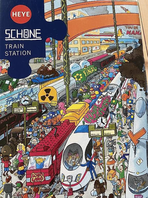 Heye Puzzles: Heye Schöne Puzzle - Train Station – Gebraucht aus Kesswil von canvas12 1