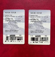 JUNGFRAUJOCH 2 Tickets (1. Klasse)