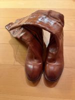 Schöne teure echte Lederstiefel Lemargo