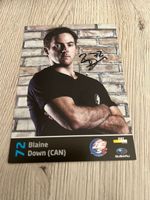 Original Autogrammkarte ZSC Lions Blaine Down #72
