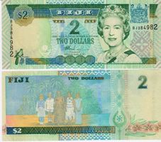 FIDJI 2 DOLLARS 2002 (UNC) QII