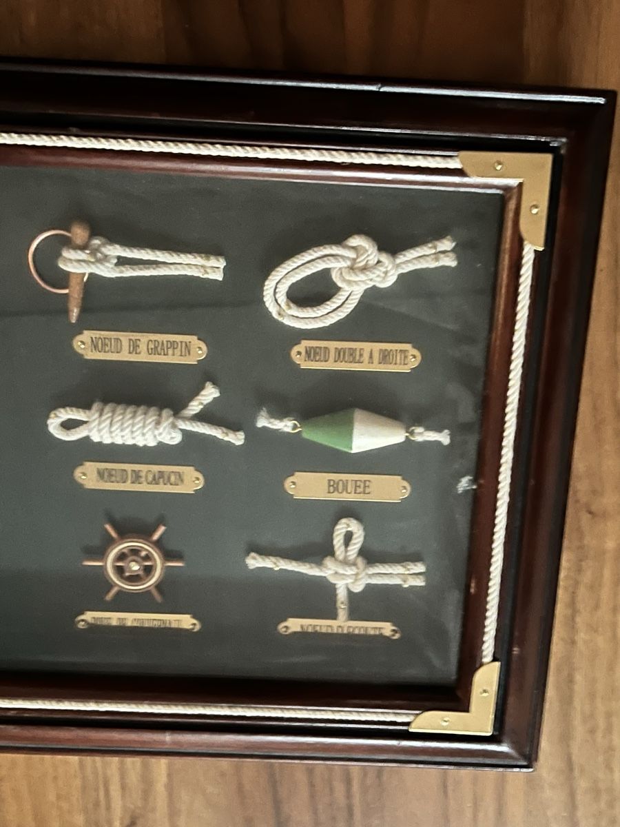 Foto & Immagini: Knotentafel, maritimes Bild, Schifffahrt, Vitrine  – Usato da Sevelen venduto da Ritiplampi 4