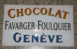 Chocolat Favarger Genève, 50x30cm