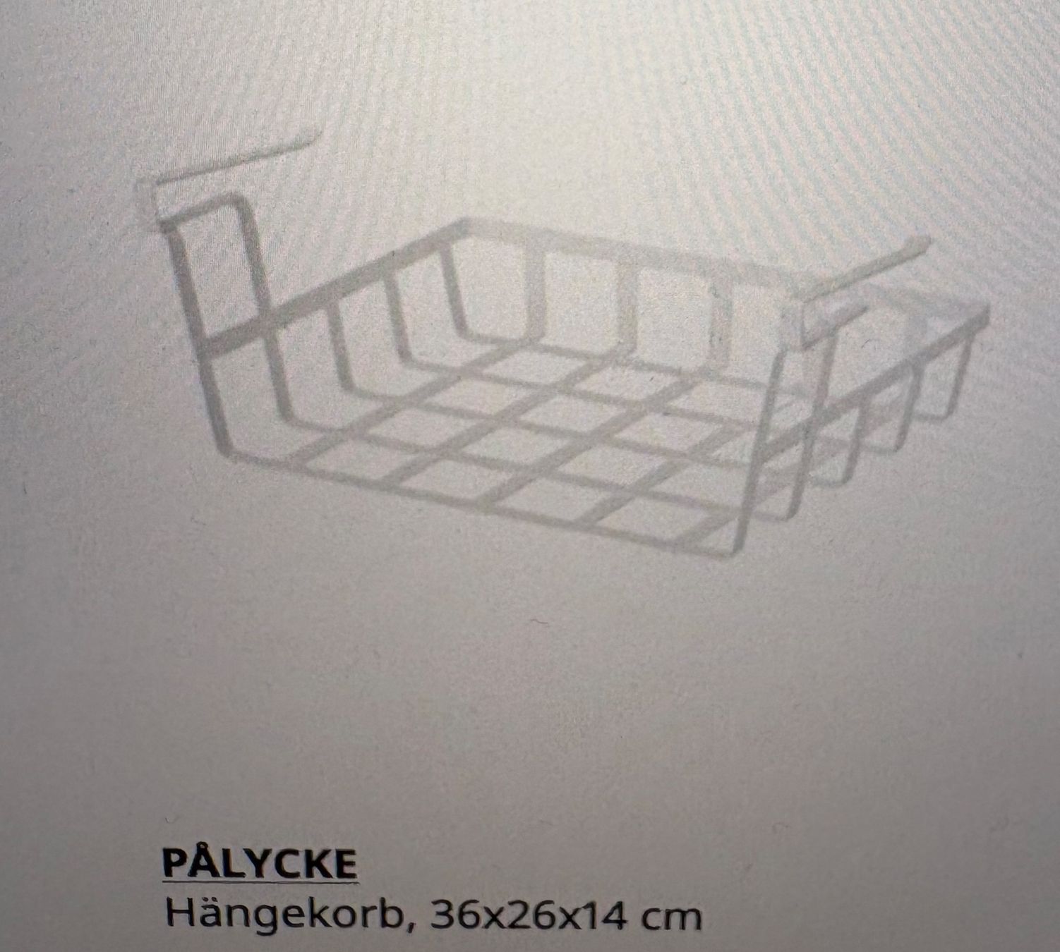 Ikea Contenitori & Simili: 2x IKEA Hängekorb PALYCKE – Usato da Zürich venduto da triangular