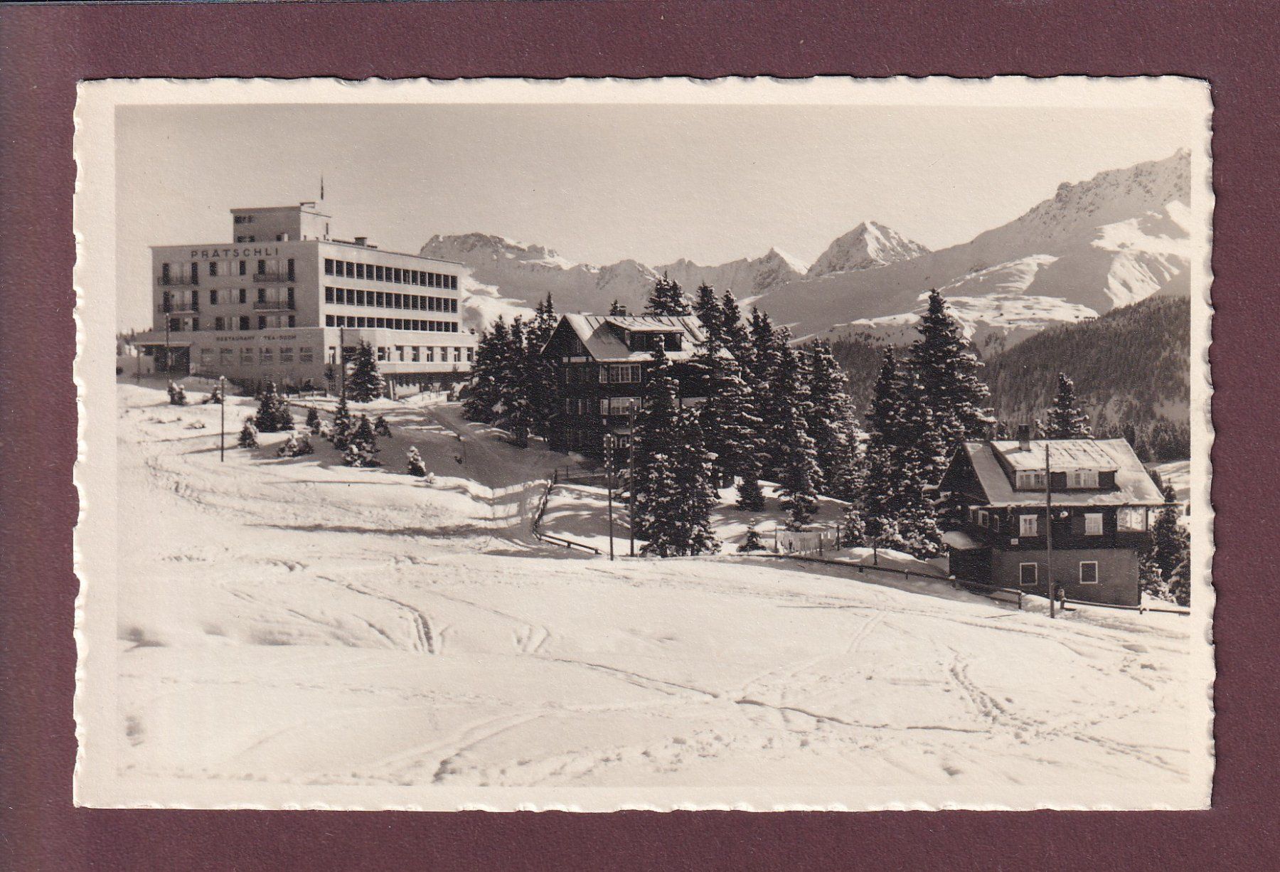Ansichtskarten: AROSA - Berghotel Prätschli – Gebraucht aus Pully von nicecards