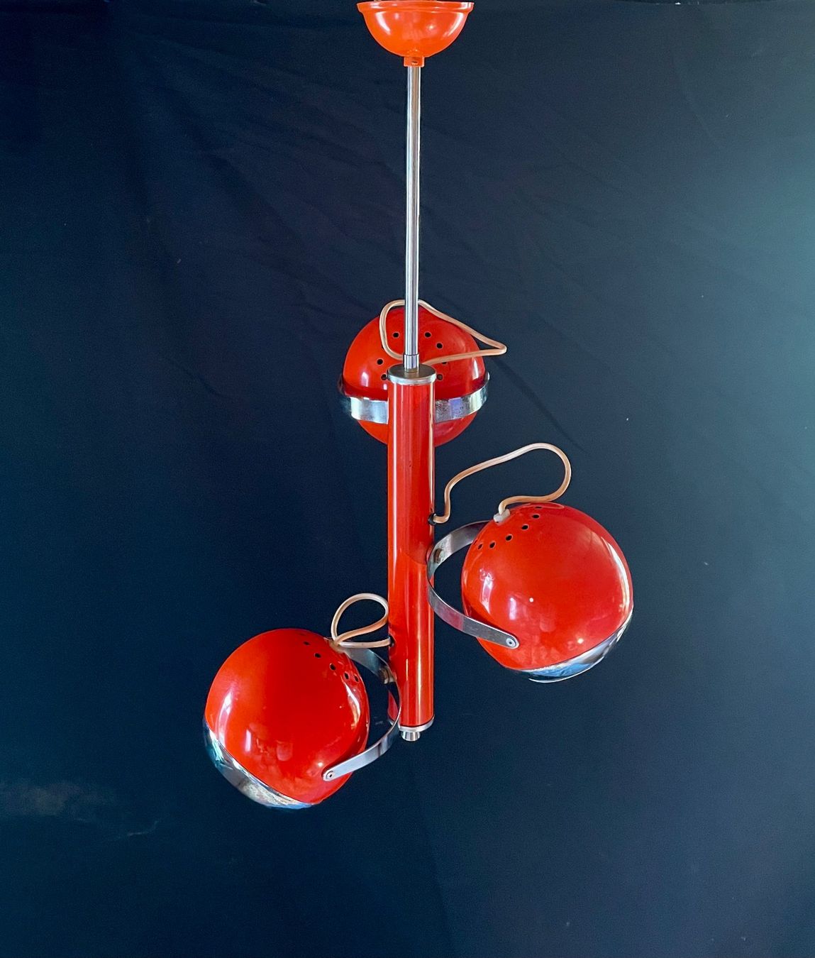 Lampadari & plafoniere: Lustre suspension, Space Age, Année 70 – Usato da Prez vers Siviriez venduto da Mistinguette