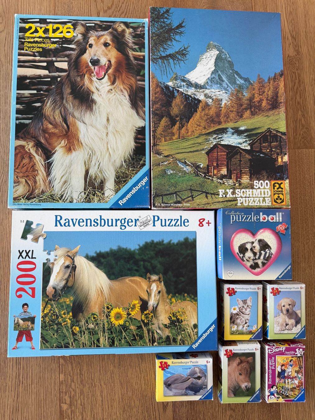 Puzzle: 9 verschiedene Puzzles inkl 2 Vintage – Usato da Zug venduto da kuba1972