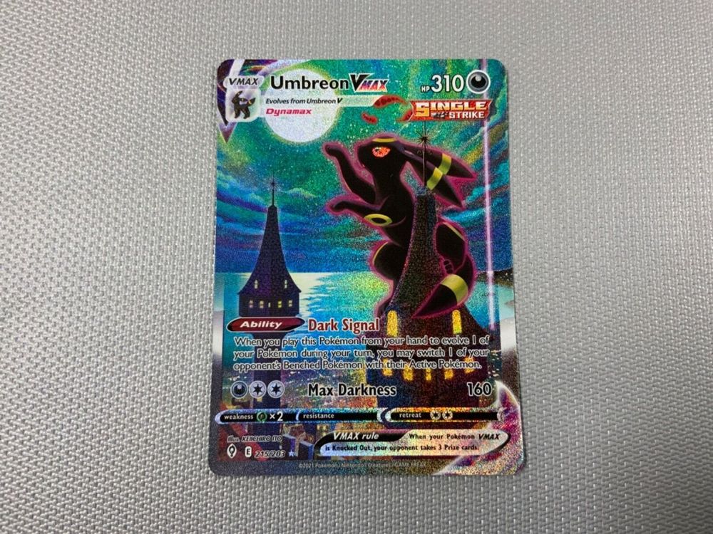 Umbreon VMAX Alternative Art (Evolving Skies) (Neu (gemäss Beschreibung ...