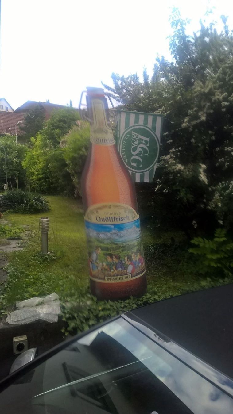 Altro in Stoviglie & Bicchieri: Grosse Quöllfrösch Kunststoff Flasche – Usato da Teufenthal AG venduto da speaker26