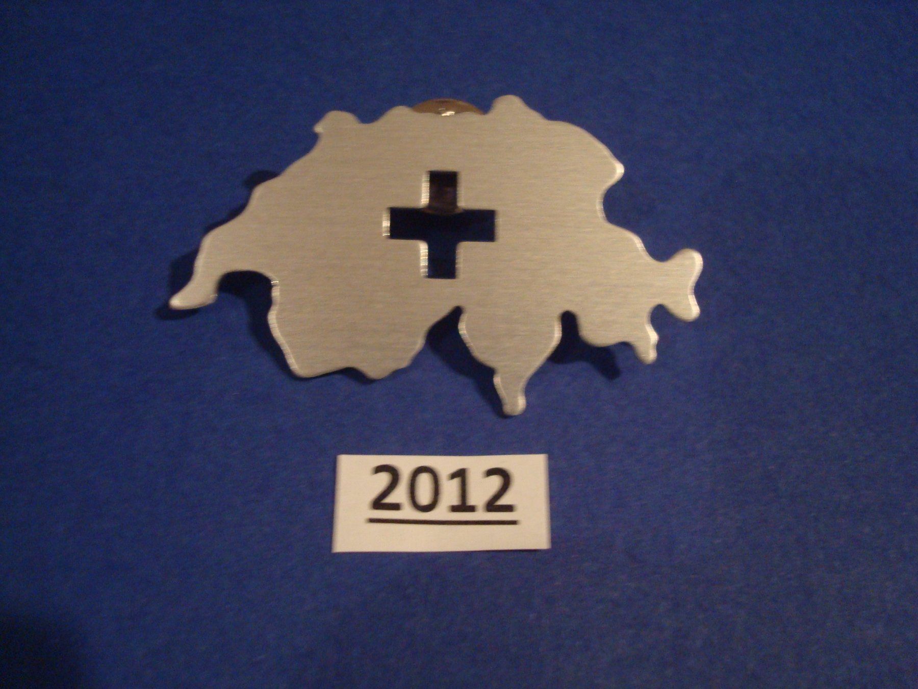 Plaketten & Abzeichen: Abzeichen 1. August 2012 – Gebraucht aus Riehen von Baerewaegli