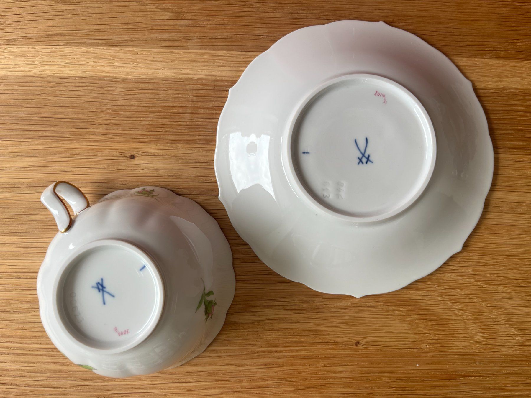 Tassen: Meissen Tasse mit Unterteller – Neu (gemäss Beschreibung) aus Schwerzenbach von b00nb00n 2