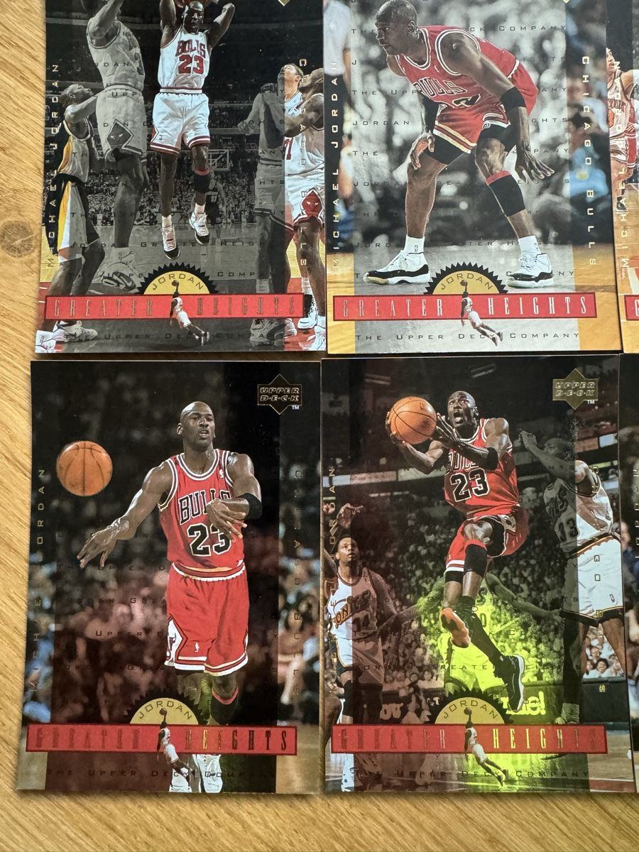 Jordan Sammelbilder & Trading cards: Michael Jordan Upper Deck Greater Heights Card Set – Gebraucht aus Founex von egz_58qz 3