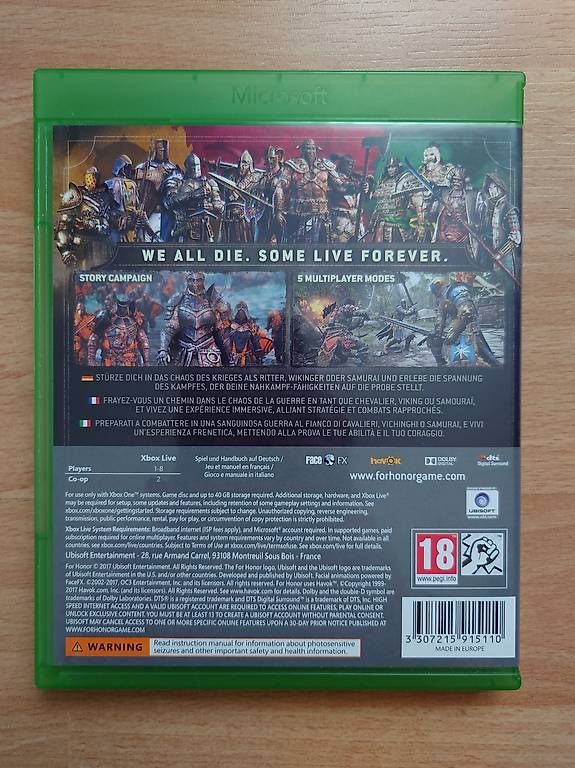 Giochi: Xbox One For Honor – Usato da Leuzigen venduto da Darcry 1