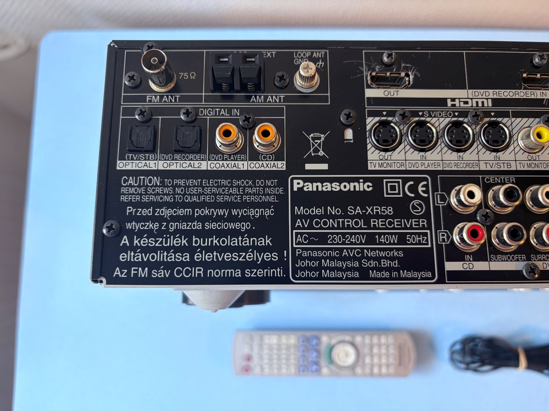 Panasonic Ricevitori: Panasonic SA-XR58 Receiver – Usato da Luzern venduto da raymondnoir 2