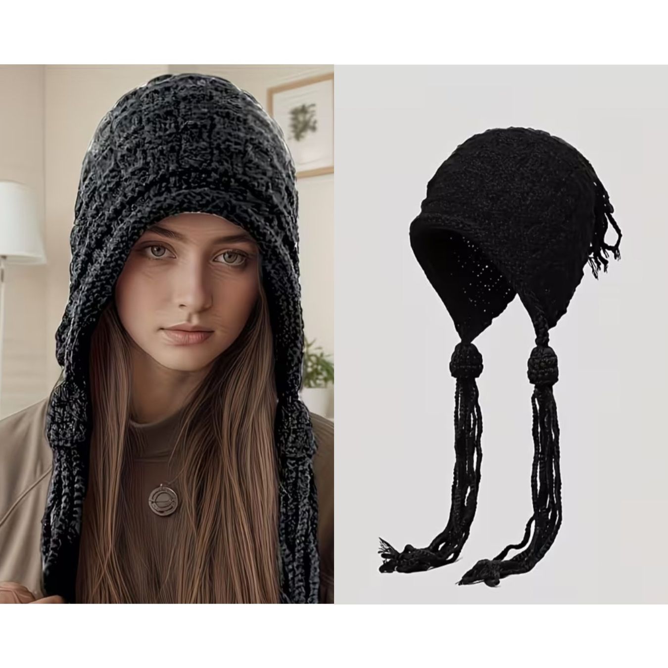 Chapeaux, bonnets & casquettes: Boho hippie goa mütze – Neuf (Voir description) à horn par CherryCrow