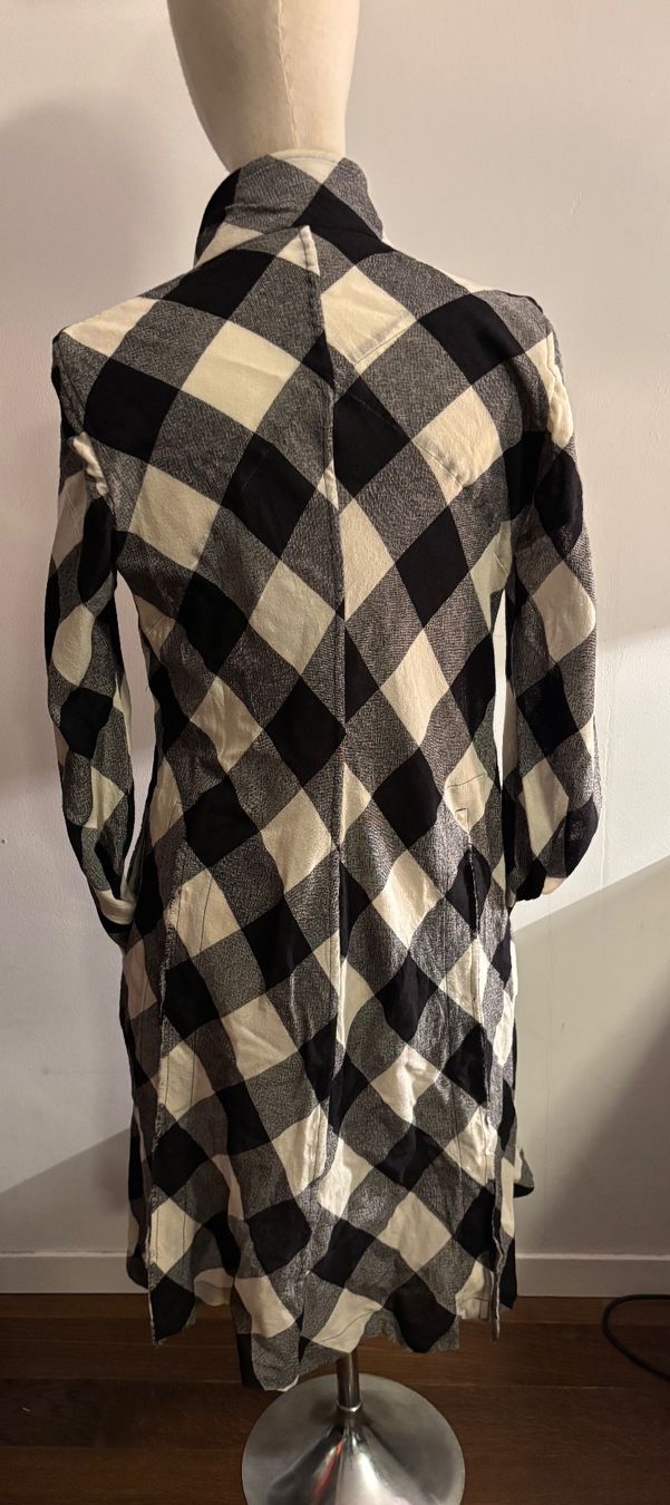 Comme Des Garcons Camicette: Hemdbluse lang, Comme des Garçons, feiner Wollstoff – Usato da Küsnacht ZH venduto da MaBaCa 2
