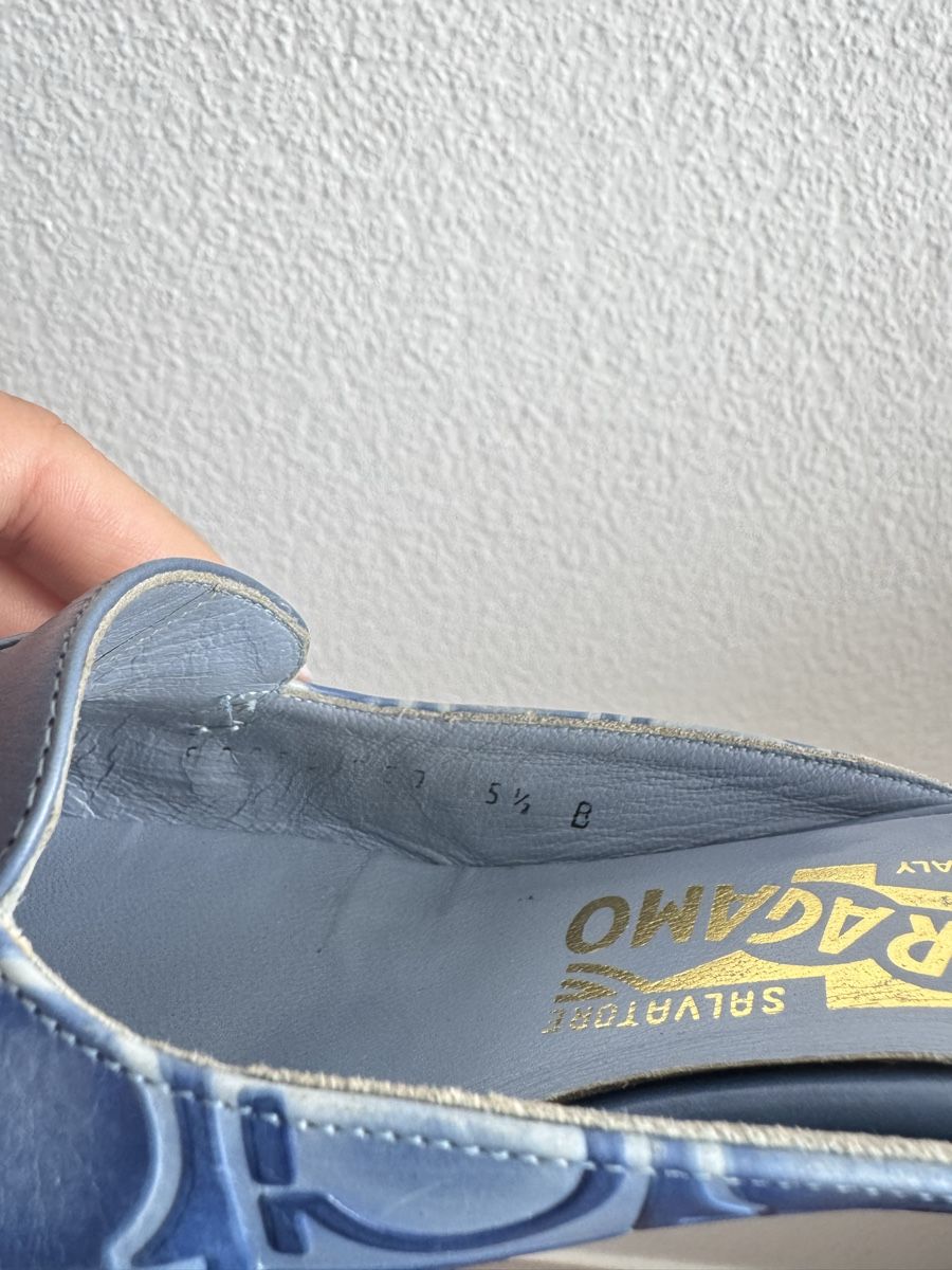 Salvatore Ferragamo Damenschuhe: Ferragamo Leder Mules y2k Vintage – Neu (gemäss Beschreibung) aus Uetikon am See von sop_vw5x 5