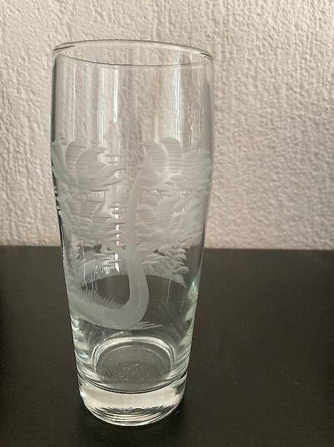 Bicchieri: Wasserglas mit geritzten Motiven – Usato da Ostermundigen venduto da makra48 2