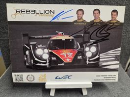 Rebellion Racing Orginal Signiert von Nick / Neel/ Nicola 