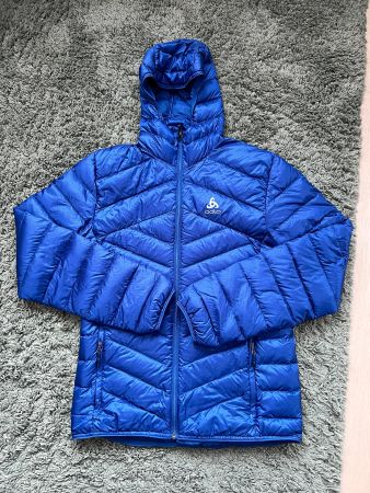 Neue Odlo N-Thermic Jacke blau mit Kapuze