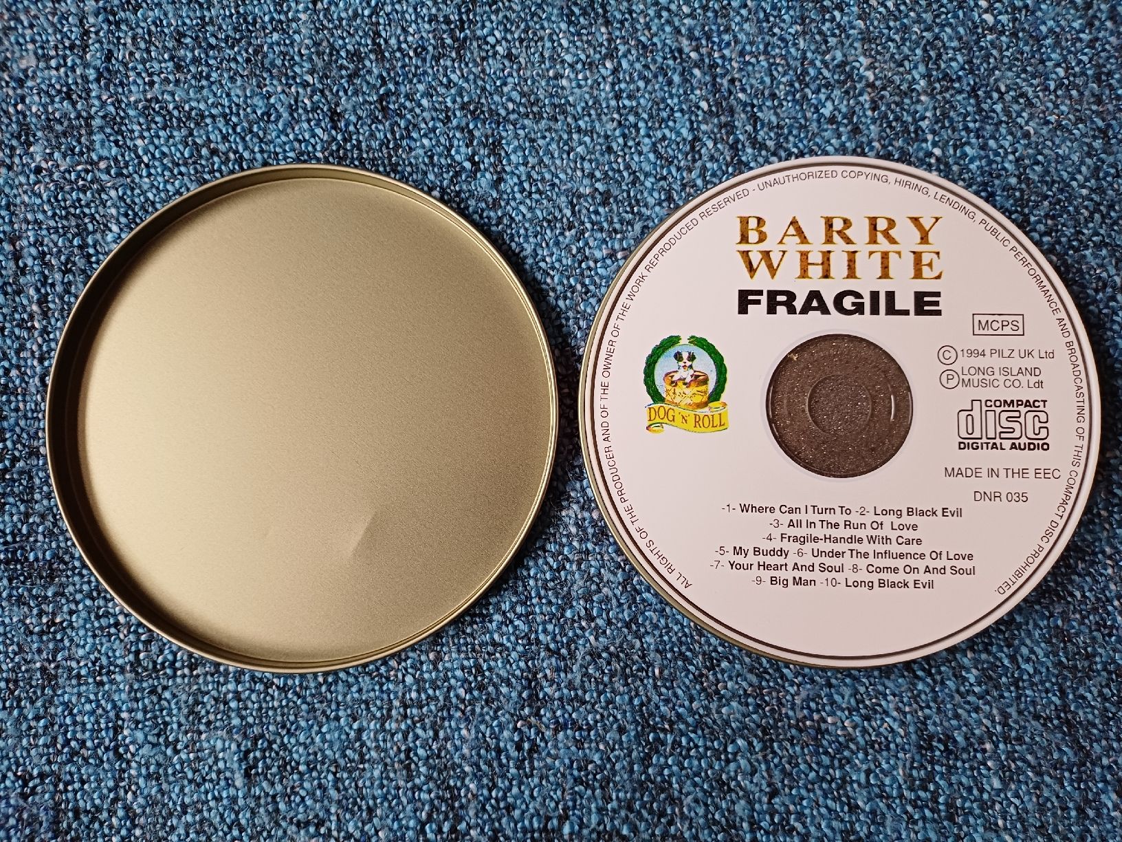 CD: Barry White "Fragile" CD – Usato da Begnins venduto da Drastic-Sound 2