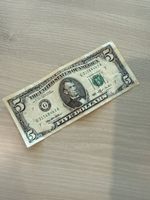 5.- US Dollar 1993