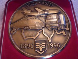 Gedenkmedaille VSZB-ASFD Medaille 1896–1996