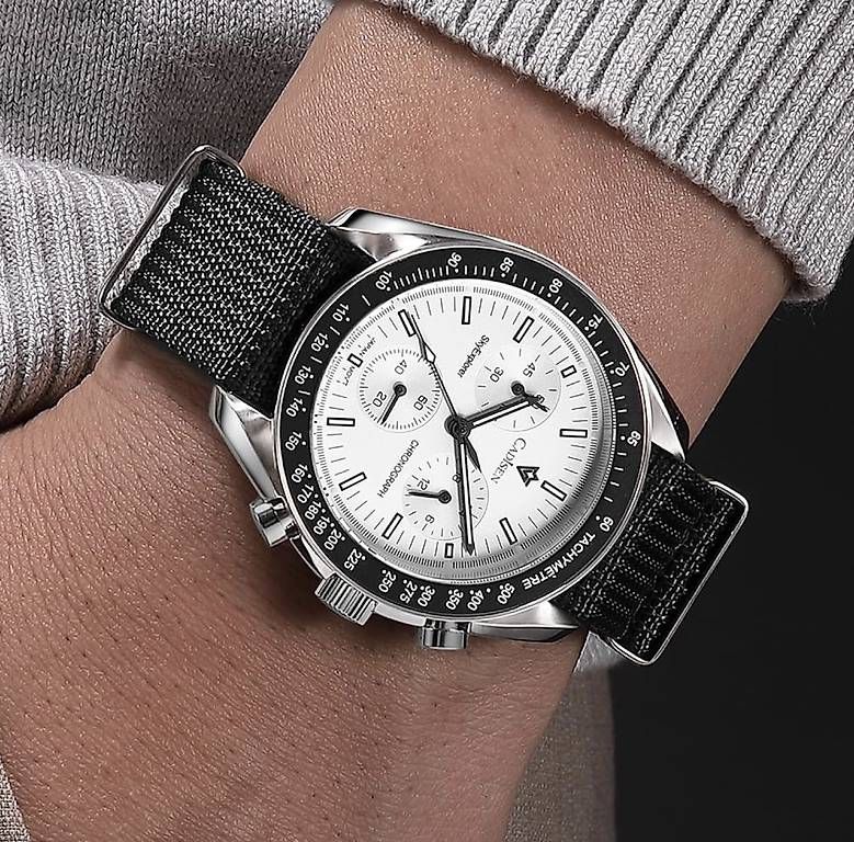 Orologi: CADISEN Herren Chronograph – Nuovo e nell'imballaggio originale da Arnegg venduto da watch-shop 1