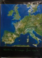 Foto-Poster "Western Europe from Space"  Jahr: 1997