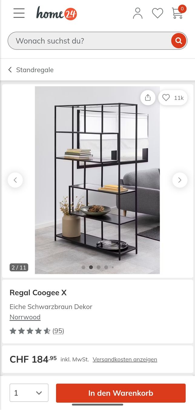 Regale: Regal schwarz – Neu (gemäss Beschreibung) aus Zürich von acc_m6jp 4