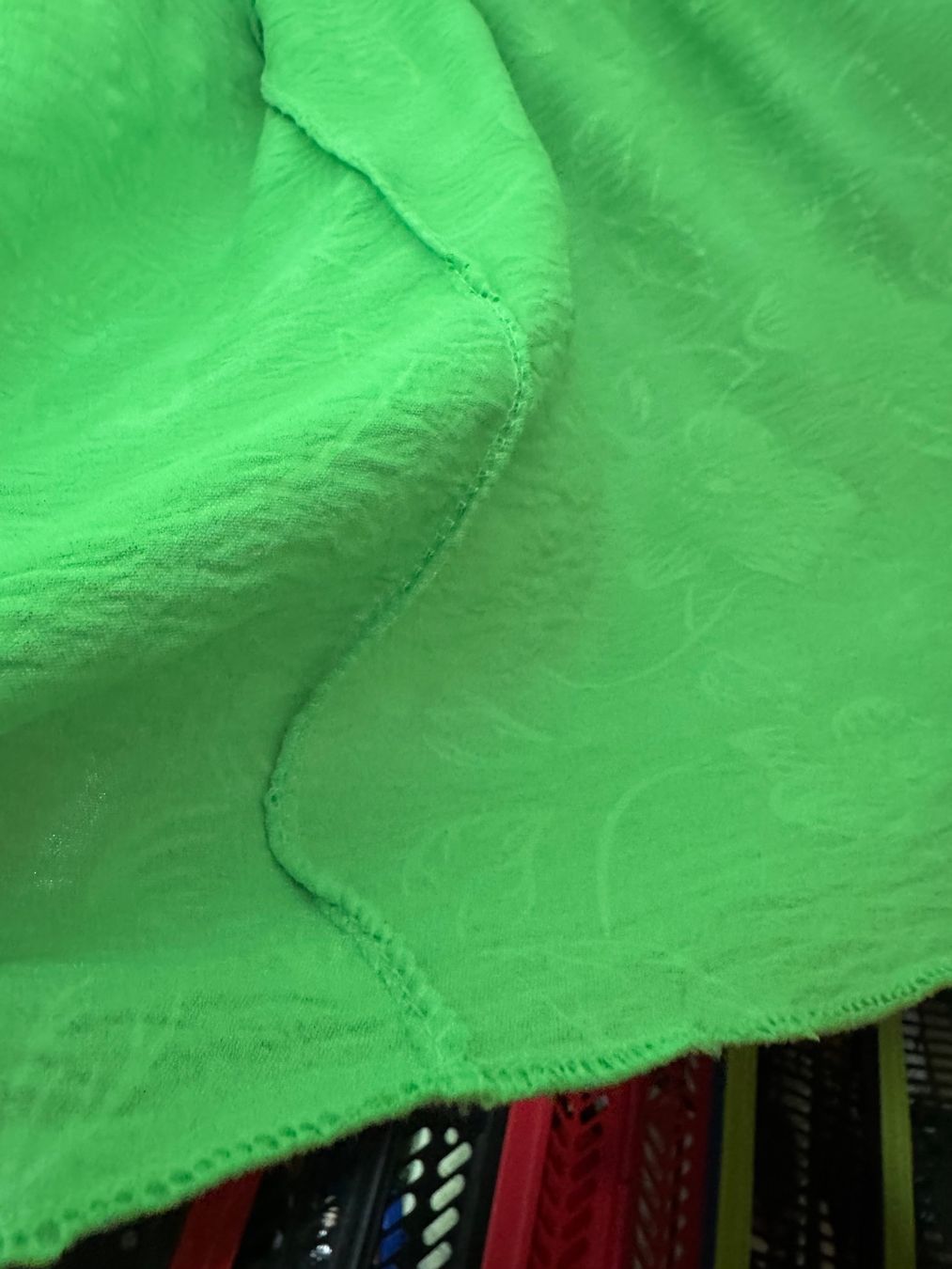 Blusen: Grüne Carmen Bluse von Chicoree Gr. L – Neu (gemäss Beschreibung) aus Grosswangen von SALE_SALE_SALE 4