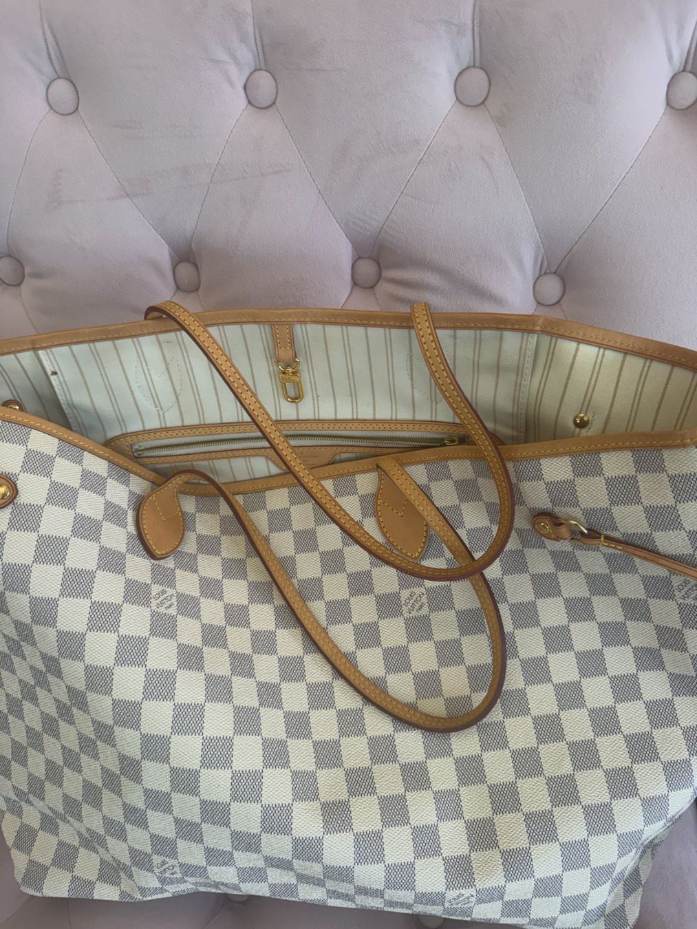 Louis Vuitton Borse da donna: Louis Vuitton Damier Azur Neverfull GM / Shopper – Usato da Pfäffikon SZ venduto da xevo_Networks 9