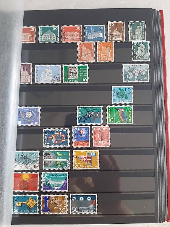 Tutti i francobolli: Briefmarken-Einsteckbuch LEUCHTTURM, gestempelte CH-Marken – Usato da Basel venduto da Renato_hirzi 2