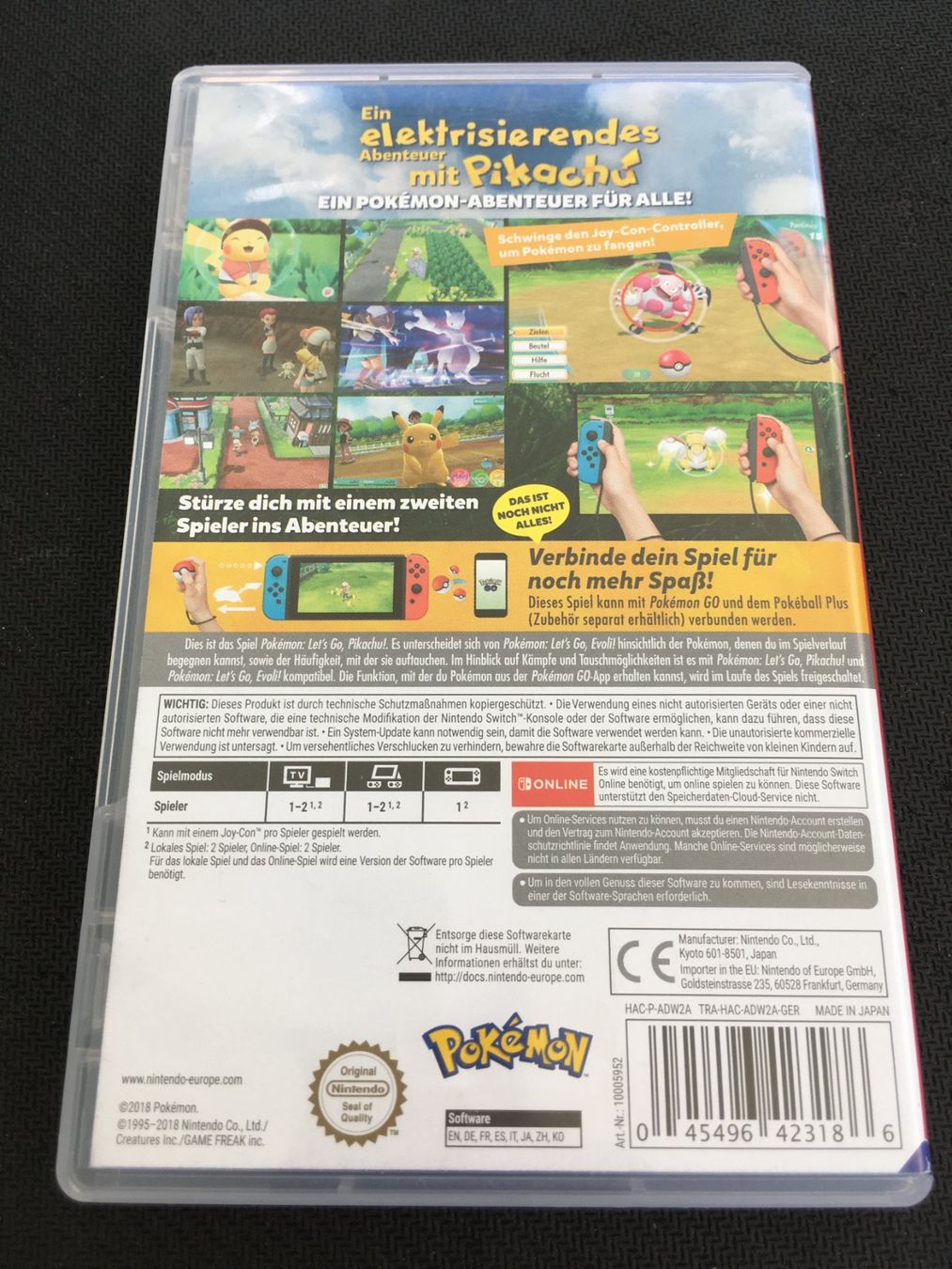 Nintendo Spiele: Let's Go Pikachu - Nintendo Switch – Gebraucht aus St.Gallen von sjosjo 1