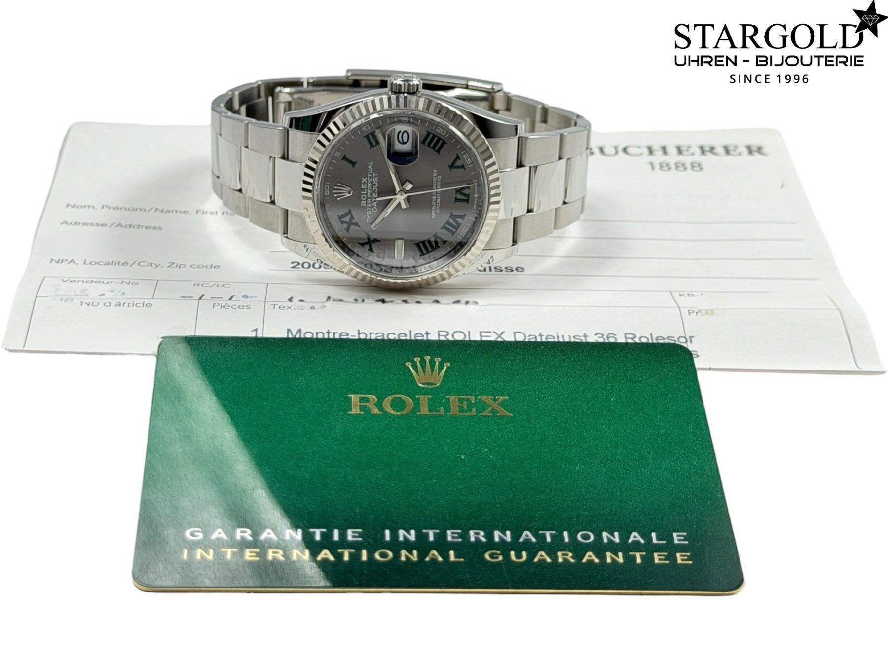 Rolex Orologi: Rolex Datejust 36 Wimbledon - 126234 – Usato da Zürich venduto da Stargold-Uhren 9