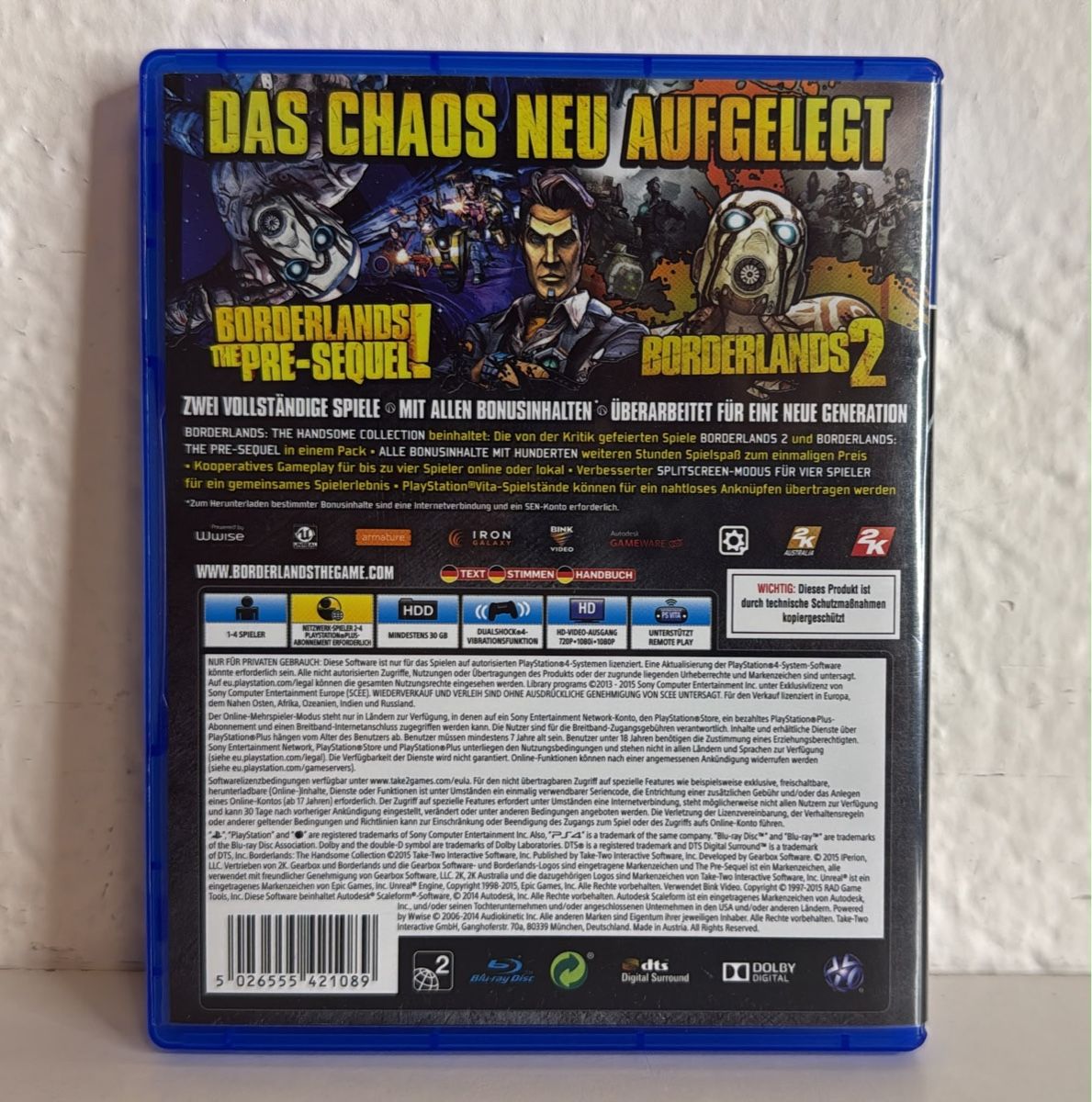 Sony Spiele: PS4/PS5 Borderlands: The Handsome Collection – Gebraucht aus Ehrendingen von bubulence 1