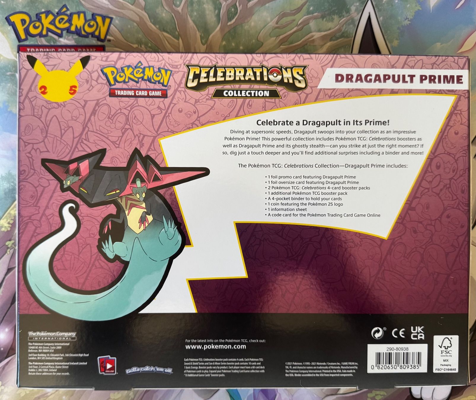 Pokémon Sammelbilder & Trading cards: Celebrations Collection: Dragapult Prime - Sealed - OVP – Neu und originalverpackt aus Oberwil BL von Chelsea26 1