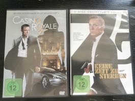 James Bond DVD Set aus Casino Royale & keine Zeit zu Sterben