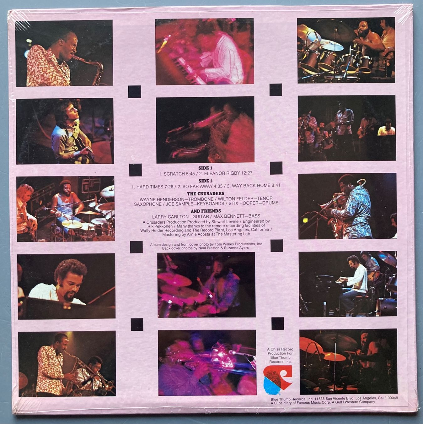 Schallplatten: THE CRUSADERS - SCRATCH – Neu und originalverpackt aus Poliez-Pittet von Newtown-Records 1