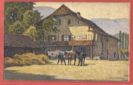 Pro Juventute Karte Nr 30 von E. Schlatter - 1916 gestempelt