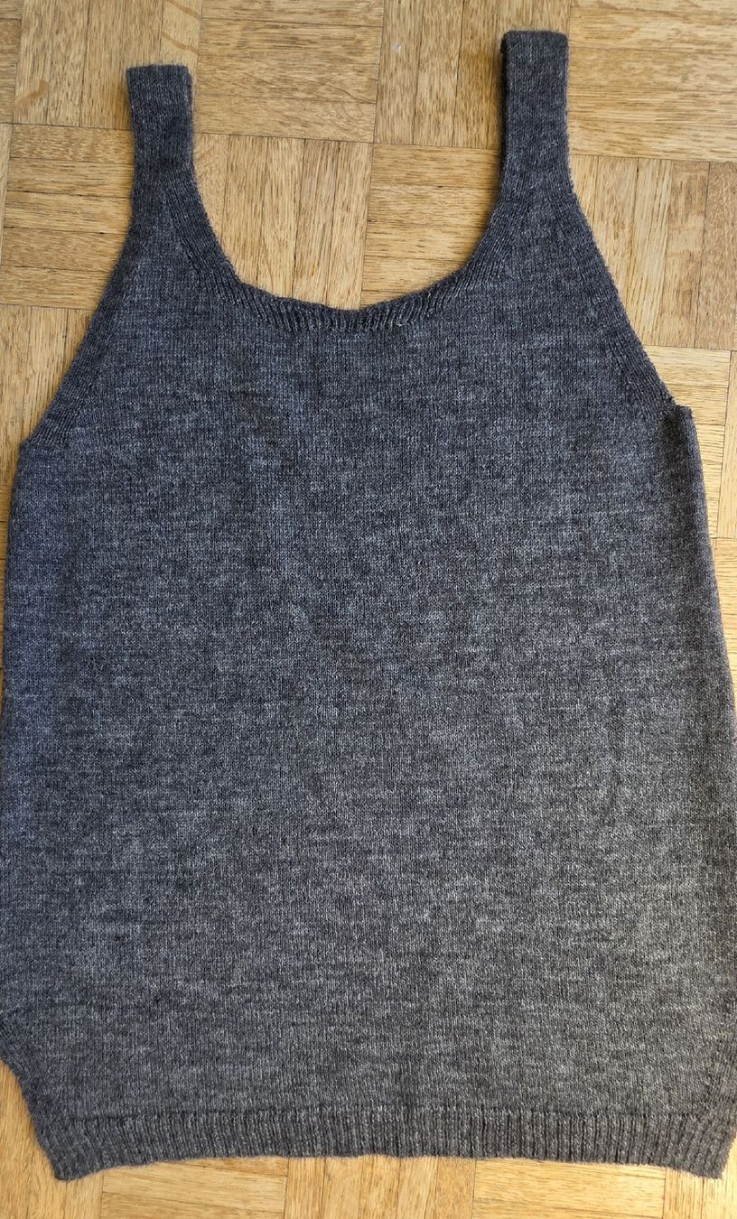 Top: Débardeur /Top laine gris taille S – Usato da Yverdon-les-Bains venduto da van_dq65 3
