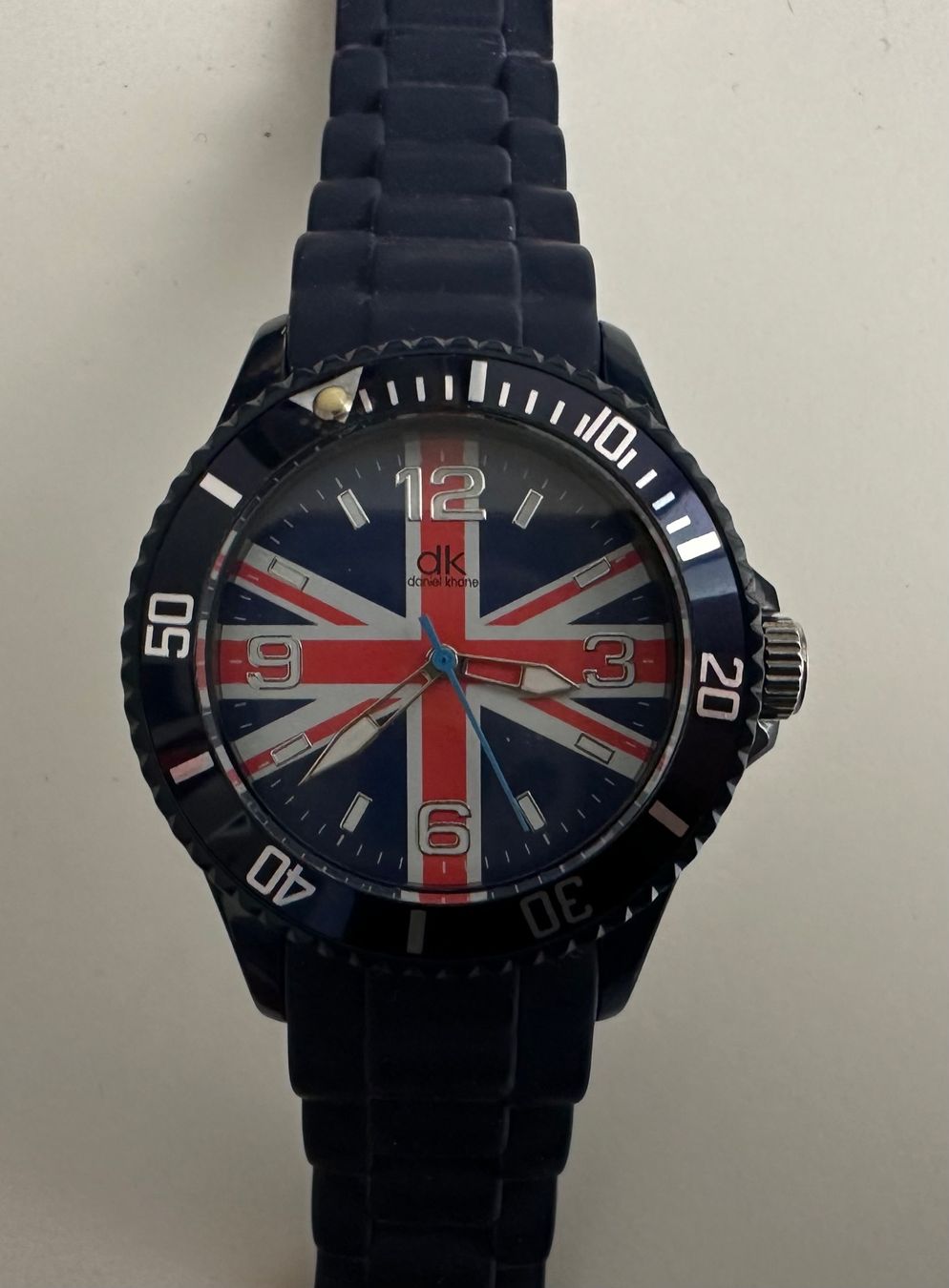 Orologi: dk Daniel Khone Armbanduhr blau mit Union Jack – Usato da Schaffhausen venduto da Guckyy 1