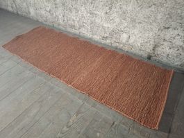 Brauner, geflochtener Teppich von Benuta