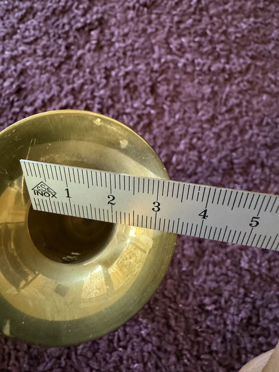 Portacandele: 2x Elegante Messing Kerzenständer  – Usato da Lyss venduto da nekoreh 2