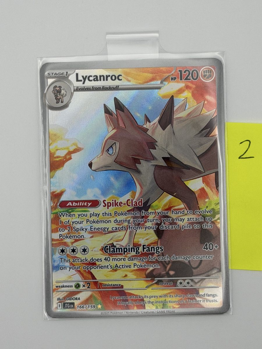 Pokémon Carte collezionabili: Pokémon Lycanroc 166/159 – Nuovo (secondo la descrizione) da Uster venduto da CDM96