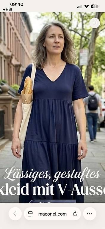 Vestiti: Langes Baumwoll-Leinenkleid Neu Gr. 50 – Usato da Aarau venduto da Eemily 2