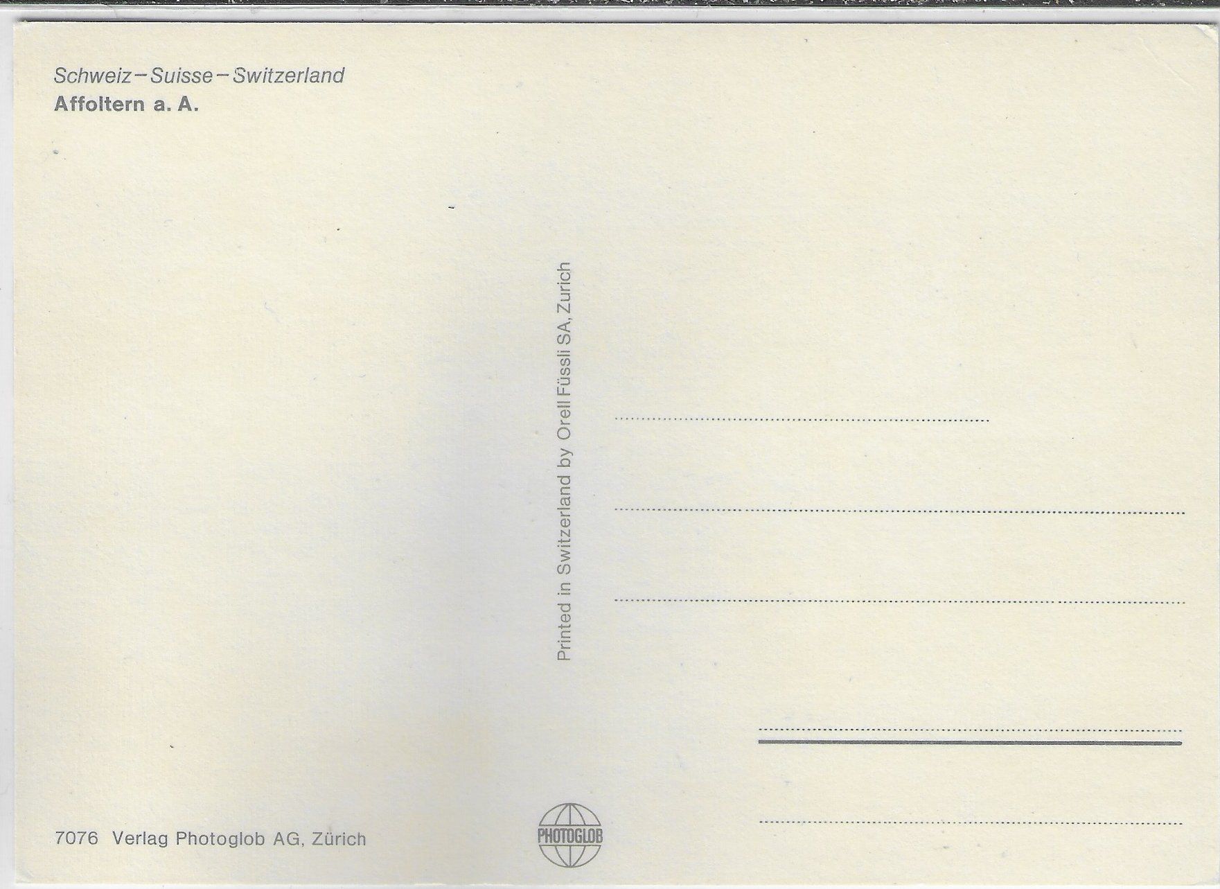 Cartoline postali: Affoltern a. A. - Multiview – Usato da Ettingen venduto da Kartenplanet 1