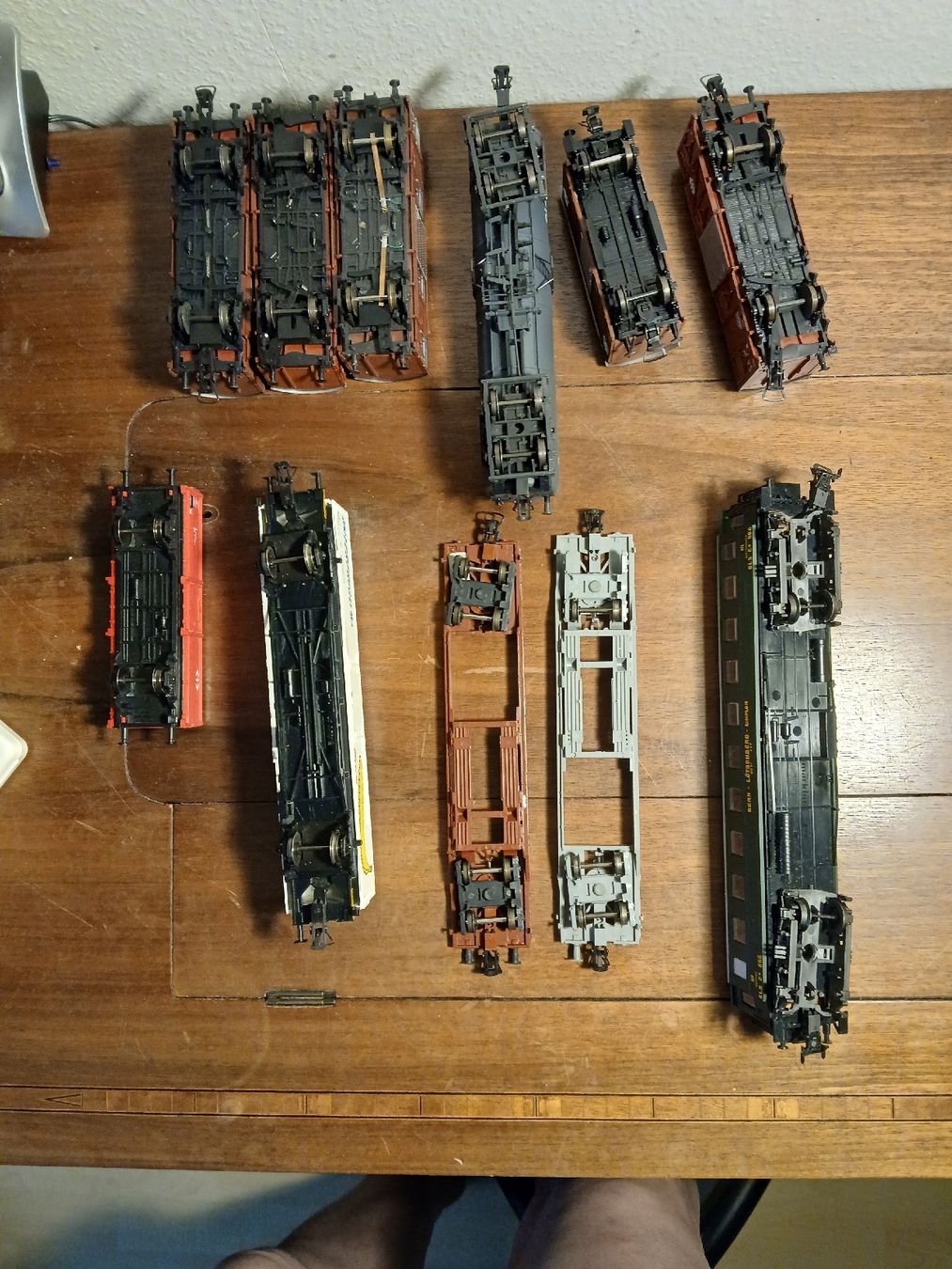 Roco Modellini di ferrovie: Modelleisenbahn Waggons Konvolut bespielt  – Usato da Luterbach venduto da trixexpresso 5